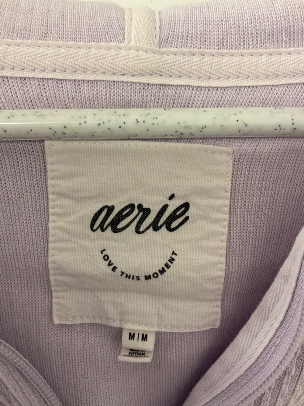 AERIE Wonder Full Zip Textured Hoodie - Oversized - Picture 5 of 5